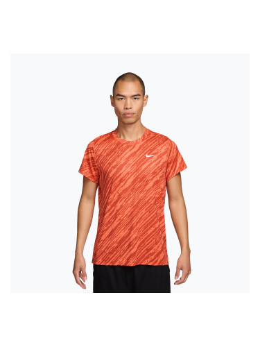 Мъжка фланелка за тенис Nike Court Dri-Fit Victory Print turf orange/white