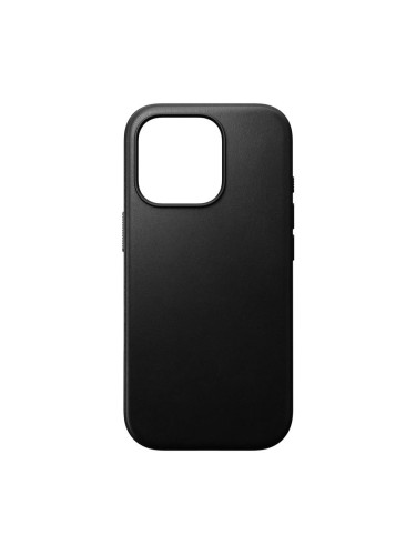 Гръб Nomad Modern Leather case за iPhone 16 Pro - Черен