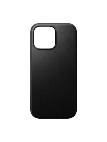 Гръб Nomad Modern Leather case за iPhone 16 Pro Max - Черен