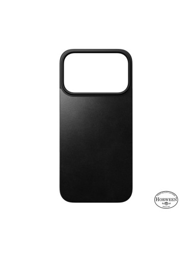 Гръб Nomad Magnetic Leather Back, Magsafe за iPhone 17 Pro - Черен