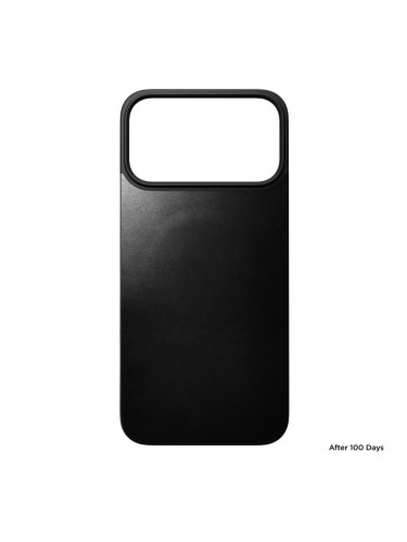Гръб Nomad Magnetic Leather Back, Magsafeза iPhone 17 Pro Max - Черен