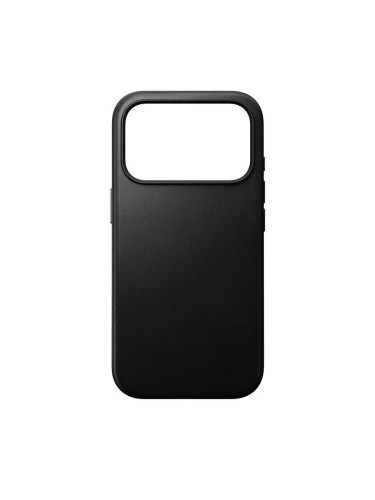 Гръб Nomad Modern Leather Case за iPhone 17 Pro - Черен