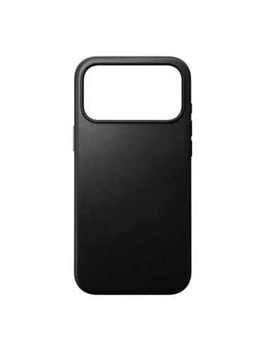 Гръб Nomad Modern Leather Case за iPhone 17 Pro Max - Черен