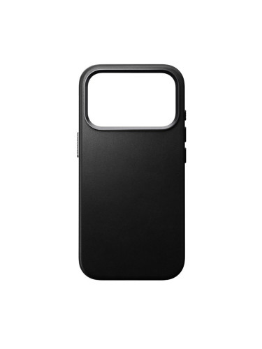 Гръб Nomad Traditional Leather Case за iPhone 17 Pro - Черен