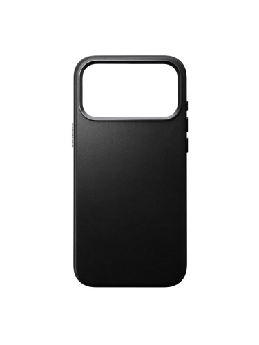 Гръб Nomad Traditional Leather Case за iPhone 17 Pro Max - Черен