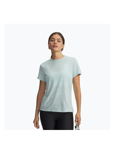 Дамска тениска за тренировка Under Armour Tech Pixelate refresh mint/white