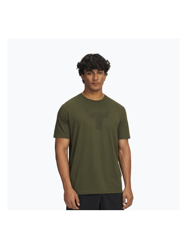 Мъжка тениска за тренировка Under Armour Project Rock Payoff Graphic expedition green/black