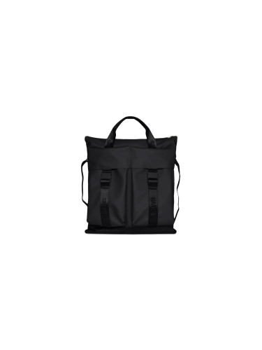 Rains Trail Tote Bag Black Unisex - Раници и чанти Rains - Черен - 14360-01-One-size - Size: One size