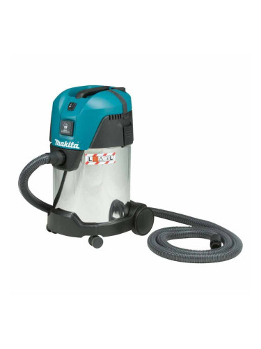 Прахосмукачка електрическа за сухо и мокро почистване, Makita VC3011L, 1000W, 30 л