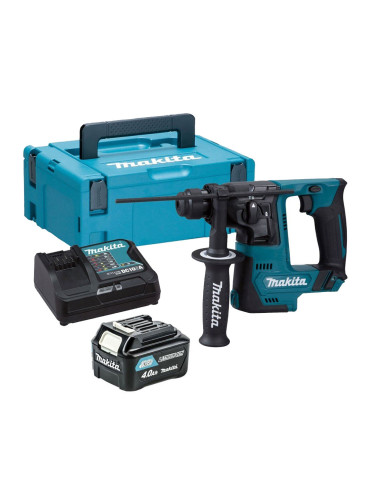 Перфоратор акумулаторен Makita HR140DSMJ, 10.8V, CXT, 4Ah, SDS-plus, 1J