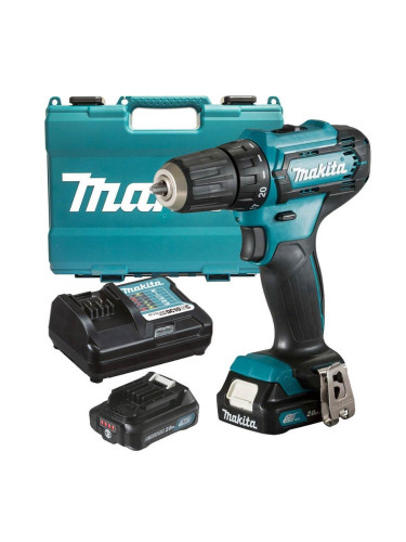 Винтоверт акумулаторен Makita DF333DWAE, 12V, CXT, 2Ah, 30Nm