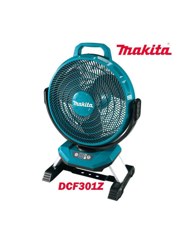 Вентилатор акумулаторен, хибриден, Makita DCF301Z, AC/DC, 14.4-18V/230V, LXT, 3 скорости
