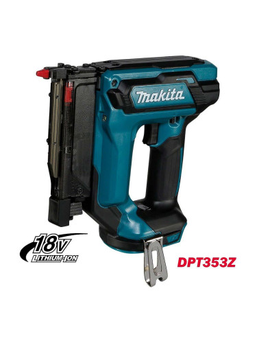 Такер акумулаторен Makita DPT353Z, 18V, LXT, за гвоздеи тип 23GA 15-35 мм