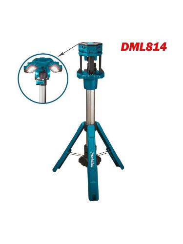Фенер акумулаторен / LED работна лампа Makita DML814, 18V, LXT, 3000 lm