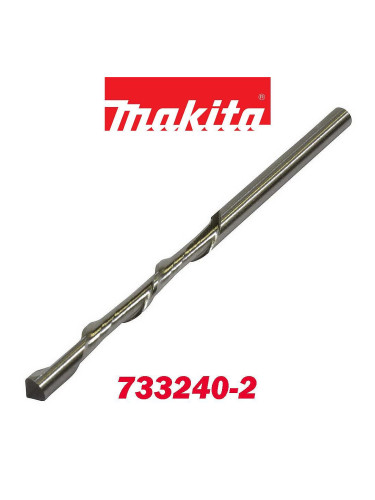 Свредло за гипсокартон, Makita 733240-2, 3.18x33/66мм, HM, двуспирално
