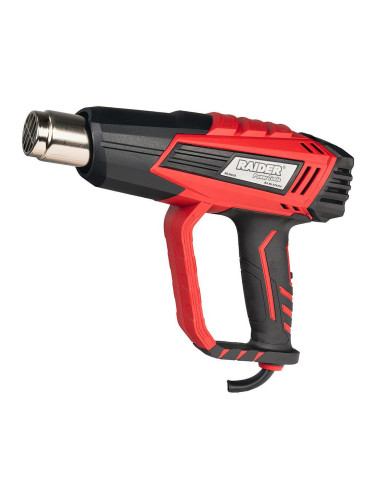Пистолет за горещ въздух електрически, RAIDER RD-HG28, 2000W, 300-500 л/мин