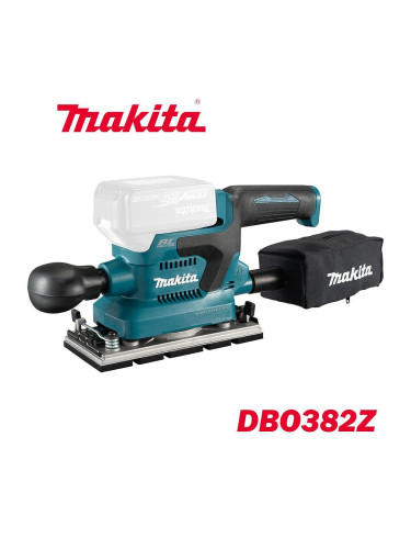 Виброшлайф акумулаторен Makita DBO382Z, 18V, LXT, 230x93 мм, 2 мм ход на шкурка