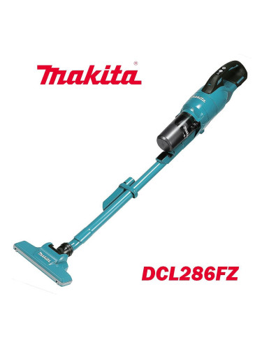 Прахосмукачка акумулаторна за сухо почистване Makita DCL286FZ, 18V, LXT, 18 kPa, с вграден циклонен филтър