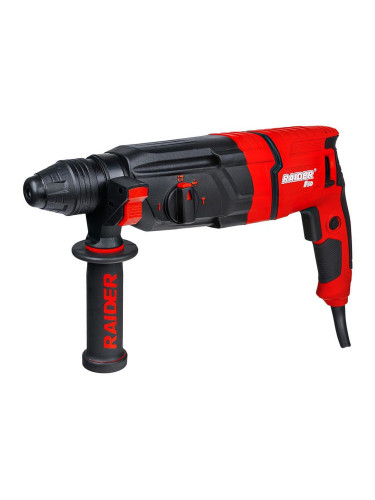 Перфоратор електрически RAIDER RDP-HD60, 900W, SDS-Plus, 3.2J, в куфар