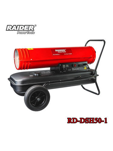 Калорифер дизелов, RAIDER RD-DSH50-1, 50kW, до 400 куб.м
