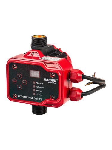 Пресостат за водни помпи, електронен, RAIDER RD-EPC04, 2200W, 1", 15 bar