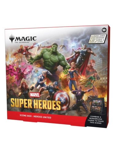  Magic The Gathering: Marvel Super Heroes Scene Box Heroes United
