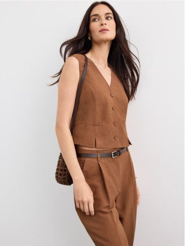 Mohito - LADIES` VEST - кафяво