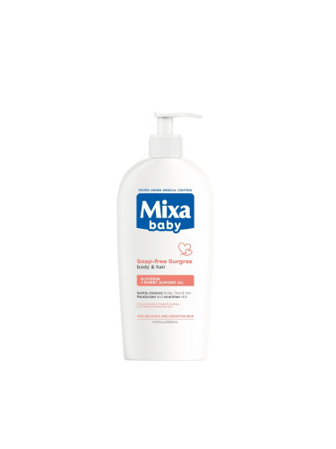 Mixa Baby Soap-Free Surgras Body & Hair gel Бебешки душ гел за коса и тяло