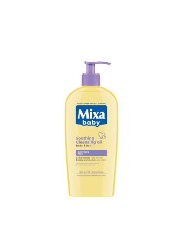 Mixa Baby Atopiance Soothing Cleansing Oil Бебешко измивно олио за коса и тяло