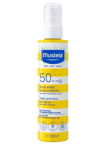 Mustela Suncare Слънцезащитен спрей SPF50