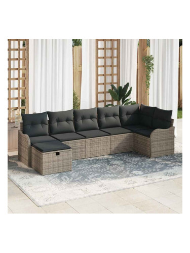 Sonata H Градински Софа Комплект 7 pcs Сив 287.5 х 122.5 х 85 см
