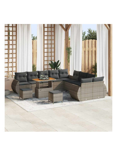 Sonata H Градински Софа Комплект 13 pcs Сив 90 x 55 x 71 cm