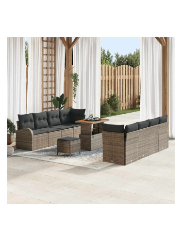 Sonata H Градински Софа Комплект 11 pcs Сив 90 x 55 x 71 cm