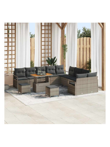 Sonata H Градински Софа Комплект 13 pcs Сив 90 x 55 x 71 cm