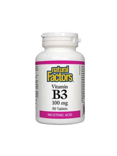 Vitamin B3/ Витамин В3 х 90 таблетки Natural Factors