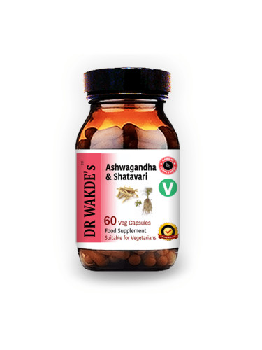 Ашваганда и Шатавари (Ashwagandha & Shatavari) - за имунитет, енергия и издръжливост, 60 капсули