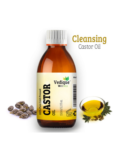 Рициново масло (Castor Oil) - при запек, за супер коса и кожа, 150 ml