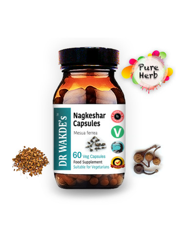 Негкешар (Nagkeshar) - при кашлица, облекчава дишането, 60 капсули