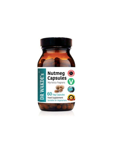 Nutmeg Seed / Индийско орехче Аюрведа, 60 капсули DR WAKDE’s