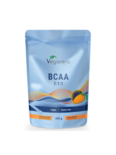 BCAA 2:1:1 – Мускулно възстановяване и издръжливост при тренировки, 10 g, 450 g прах (56 дози)