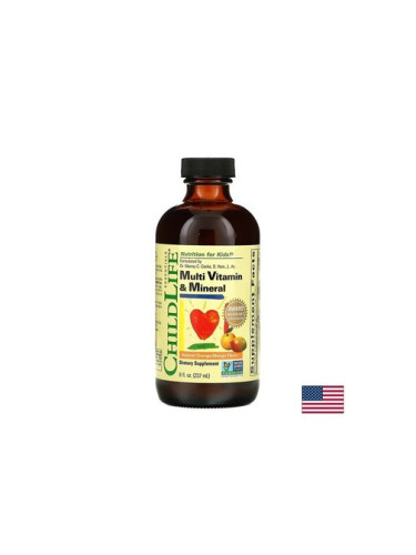 Мултивитамини и минерали за деца, 237 ml, CHILD LIFE - USA