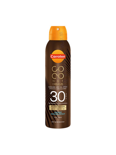 КАРОТЕН СЛЪНЦЕЗАЩИТНО СУХО ОЛИО - СПРЕЙ КОКОС СЪС SPF 30 150 мл