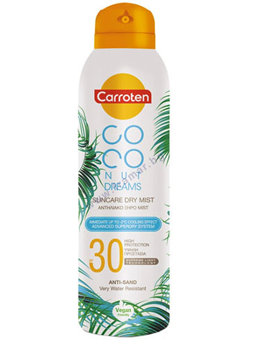 КАРОТЕН СЛЪНЦЕЗАЩИТЕН СПРЕЙ МИСТ КОКОС SPF 30 200 мл