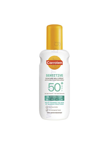 КАРОТЕН СЕНСИКЕЪР СЛЪНЦЕЗАЩИТНО МЛЯКО - СПРЕЙ СЪС SPF 50+ 200 мл