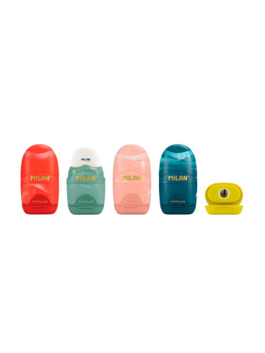 Острилка MILAN Capsule Lava с гума