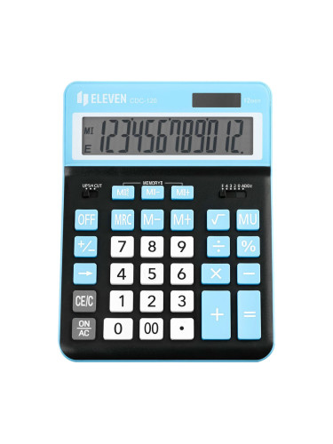 Калкулатор Eleven CDC120B 12разр с. син