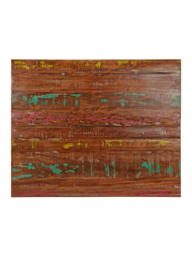 Sonata H Плот за маса 90x80x3,8 см правоъгълен регенерирано дърво масив