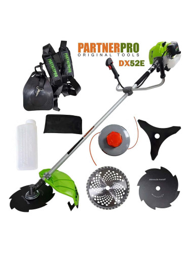 Тример бензинов PARTNER Pro DX52E, 2.2 конски сили, 52 куб. см, 42 см, 2-тактов