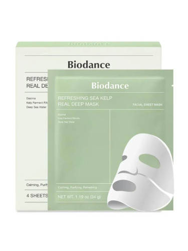 Biodance Refreshing Sea Kelp Real Deep Mask Маска за лице