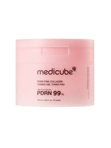 Medicube PDRN Pink Collagen Toning Gel Toner Pads Падове за лице